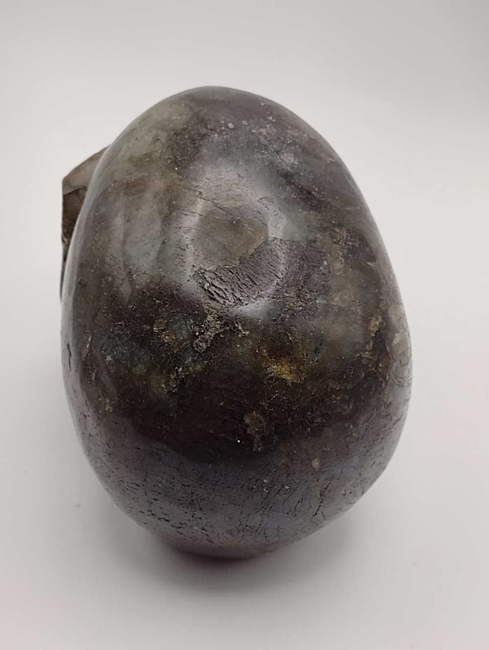 Labradorite Skull Sculpture - Handcarved In Mexico - Picture 6 of 9